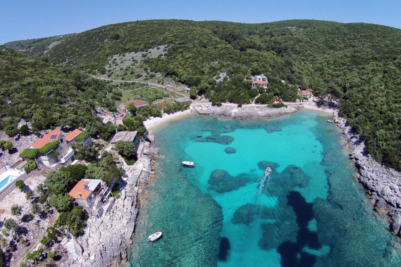 Seaside House For Families With Children Cove Rasohatica, Korcula - 4386 Lumbarda Bagian luar foto